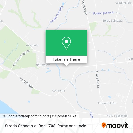 Strada Canneto di Rodi, 708 map