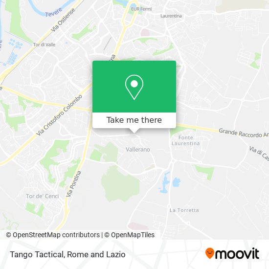 Tango Tactical map
