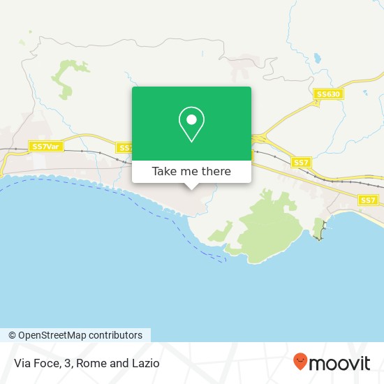 Via Foce, 3 map