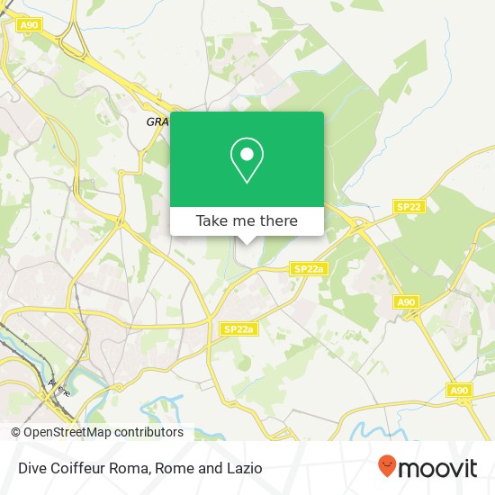 Dive Coiffeur Roma map