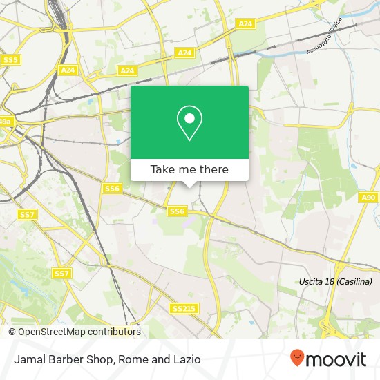 Jamal Barber Shop map