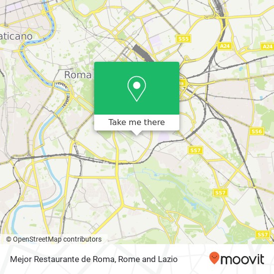 Mejor Restaurante de Roma map