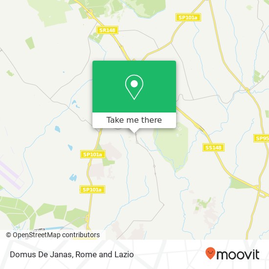 Domus De Janas map