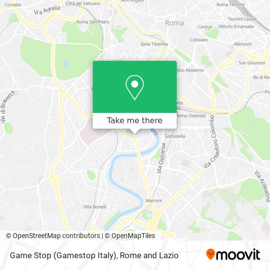 Game Stop (Gamestop Italy) map