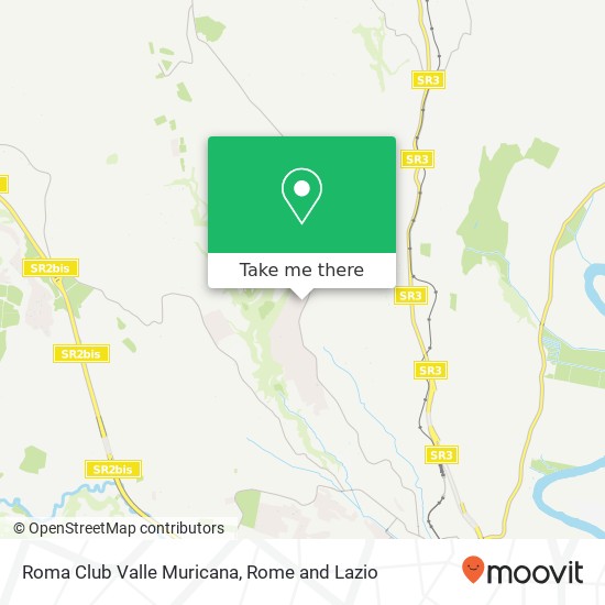 Roma Club Valle Muricana map