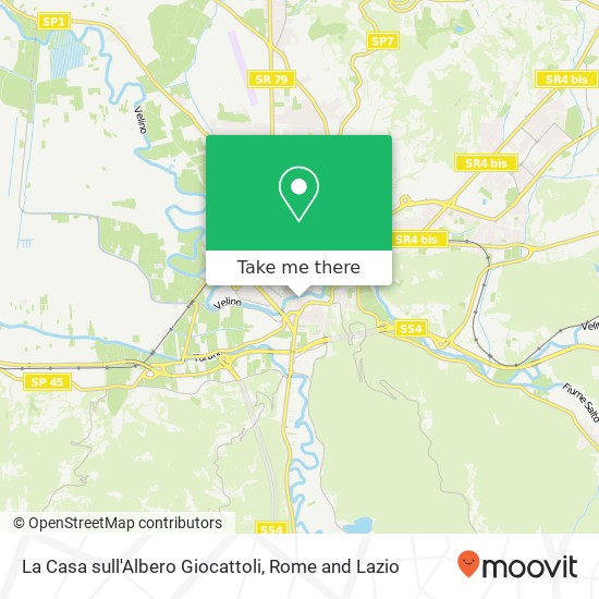 La Casa sull'Albero Giocattoli map