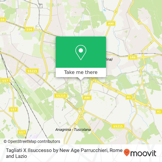 Tagliati X Ilsuccesso by New Age Parrucchieri map