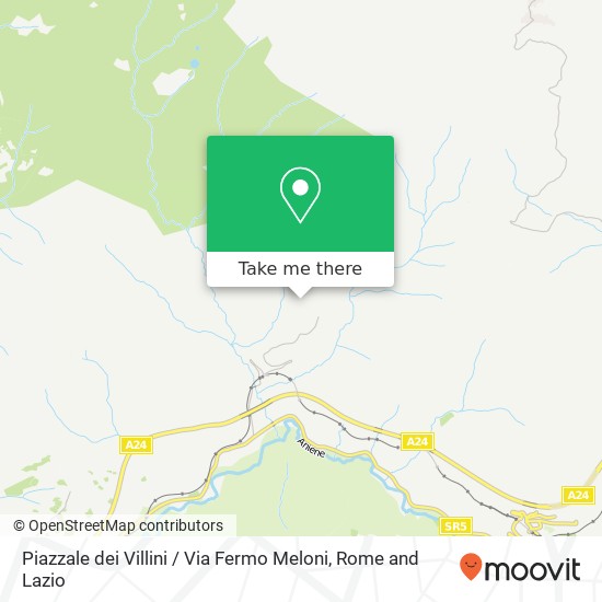 Piazzale dei Villini / Via Fermo Meloni map