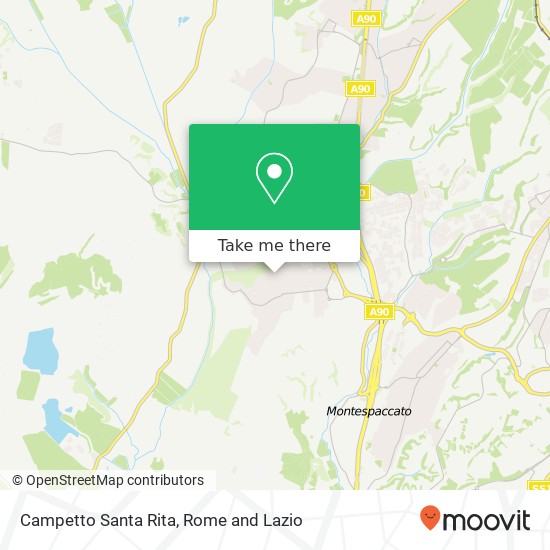 Campetto Santa Rita map