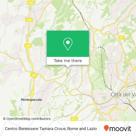 Centro Benessere Tamara Croce map