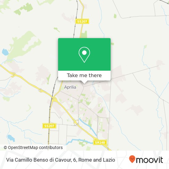 Via Camillo Benso di Cavour, 6 map
