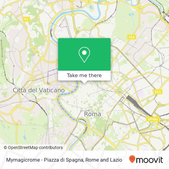 Mymagicrome - Piazza di Spagna map