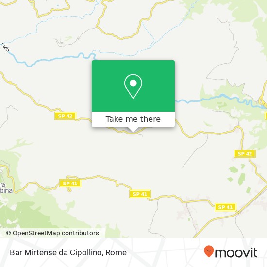 Bar Mirtense da Cipollino map