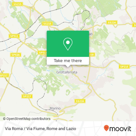 Via Roma / Via Fiume map