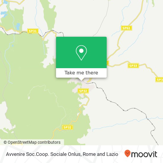 Avvenire Soc.Coop. Sociale Onlus map