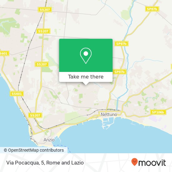 Via Pocacqua, 5 map