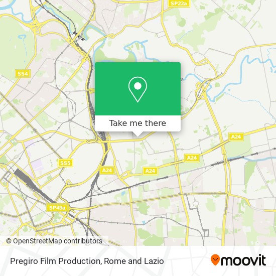 Pregiro Film Production map