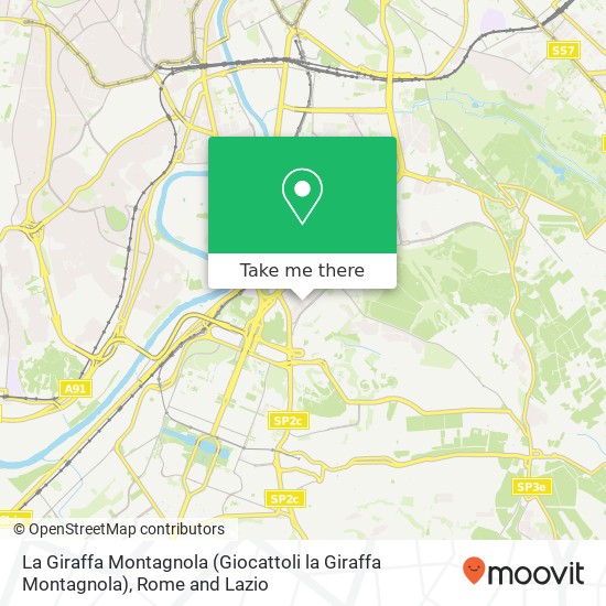 La Giraffa Montagnola (Giocattoli la Giraffa Montagnola) map