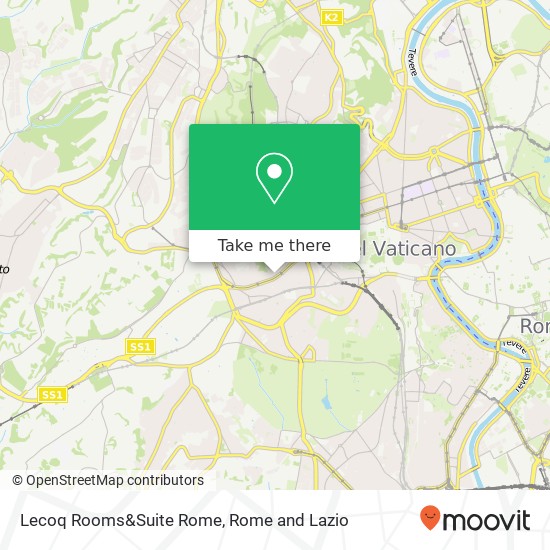 Lecoq Rooms&Suite Rome map