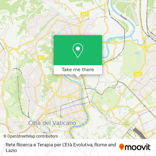 Rete Ricerca e Terapia per L’Età Evolutiva map