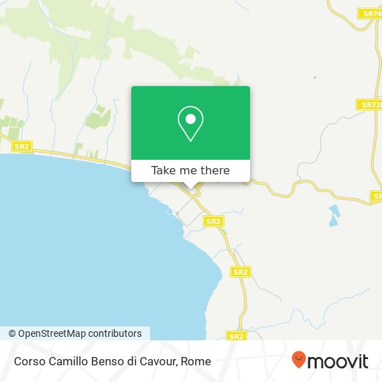 Corso Camillo Benso di Cavour map