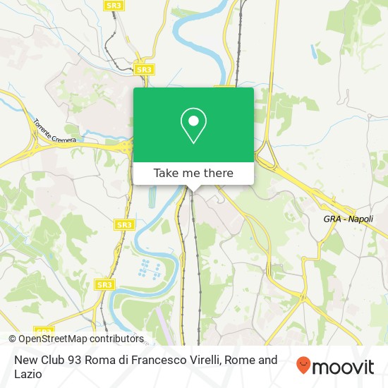 New Club 93 Roma di Francesco Virelli map
