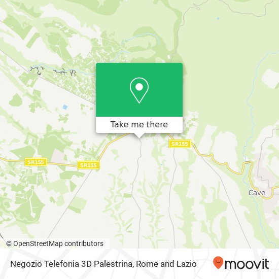 Negozio Telefonia 3D Palestrina map