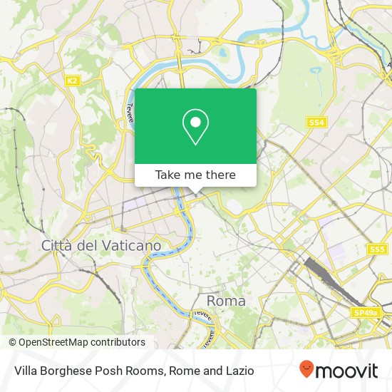 Villa Borghese Posh Rooms map