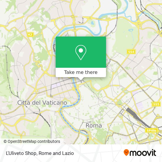 L'Uliveto Shop map