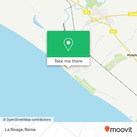 La Rivage map