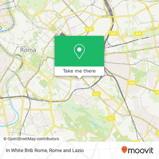 In White Bnb Rome map