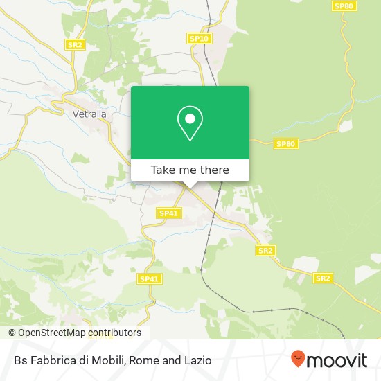 Bs Fabbrica di Mobili map