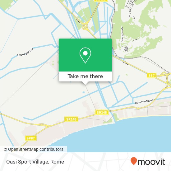 Oasi Sport Village map