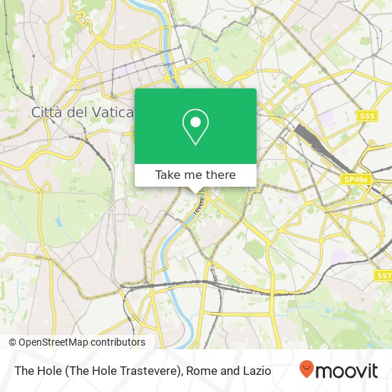 The Hole (The Hole Trastevere) map