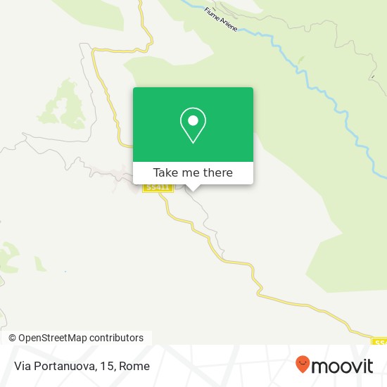 Via Portanuova, 15 map