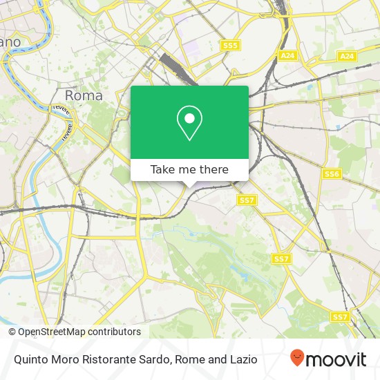 Quinto Moro Ristorante Sardo map