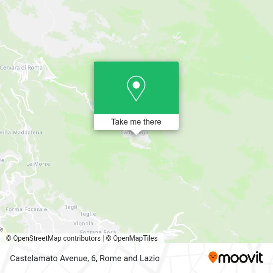 Castelamato Avenue, 6 map