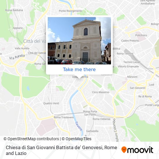 Chiesa di San Giovanni Battista de' Genovesi map