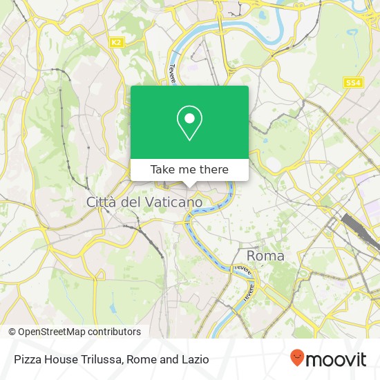 Pizza House Trilussa map