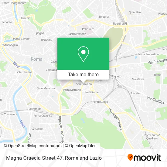 Magna Graecia Street 47 map