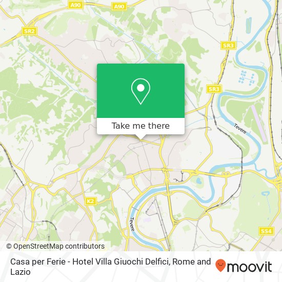 Casa per Ferie - Hotel Villa Giuochi Delfici map