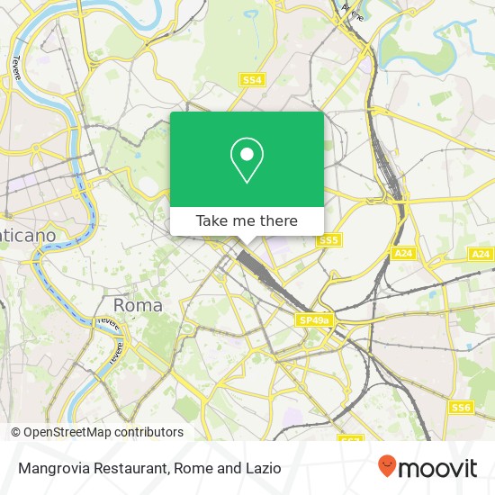 Mangrovia Restaurant map
