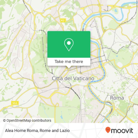 Alea Home Roma map
