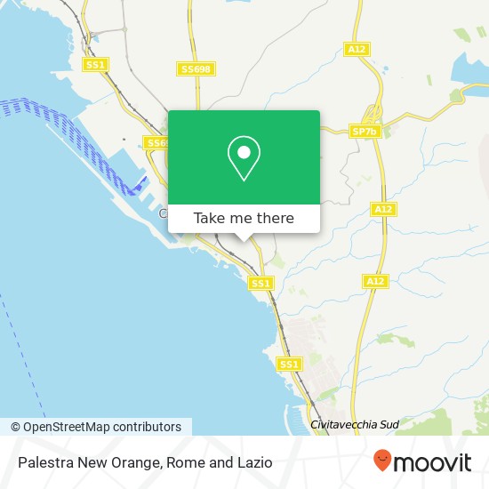 Palestra New Orange map