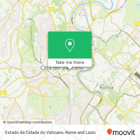 Estado da Cidade do Vaticano map