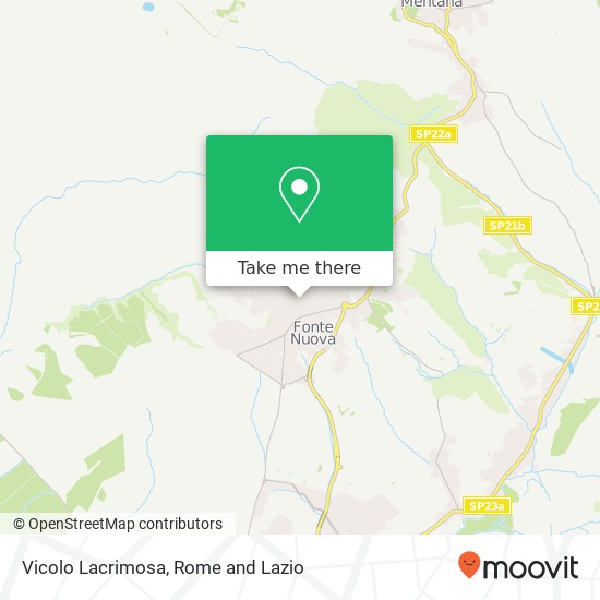 Vicolo Lacrimosa map