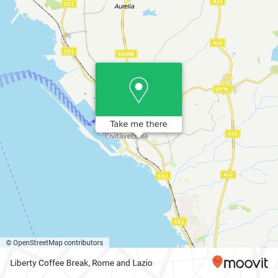 Liberty Coffee Break map