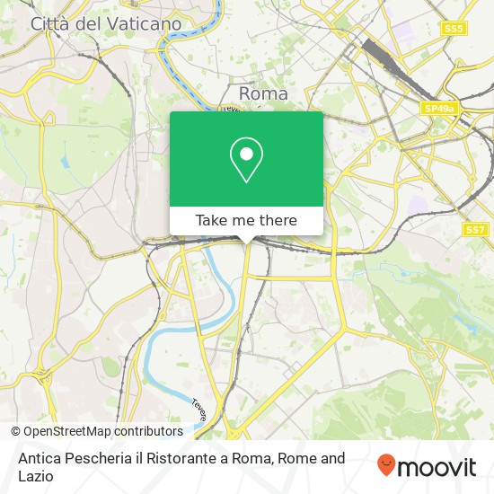 Antica Pescheria il Ristorante a Roma map