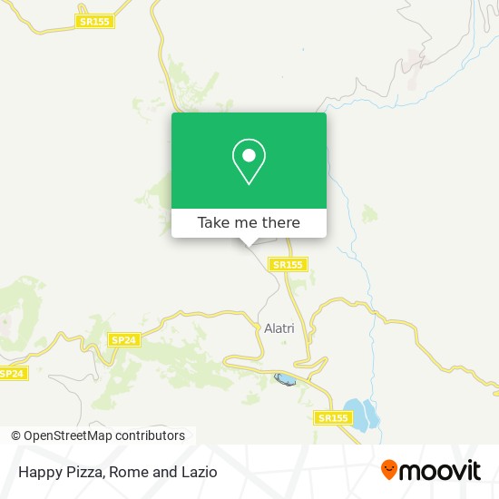Happy Pizza map