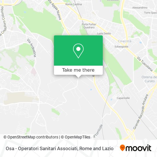 Osa - Operatori Sanitari Associati map